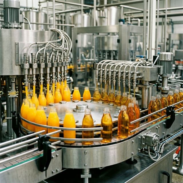 ماكينات تعبئة العصير: اختيار الخط المناسب حسب الحرارة والطاقة