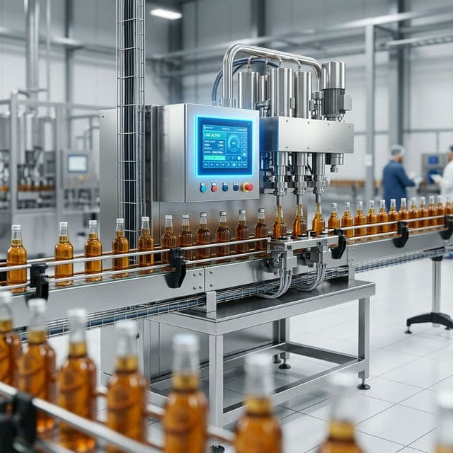 Industrial Filling Production Line Blueprint