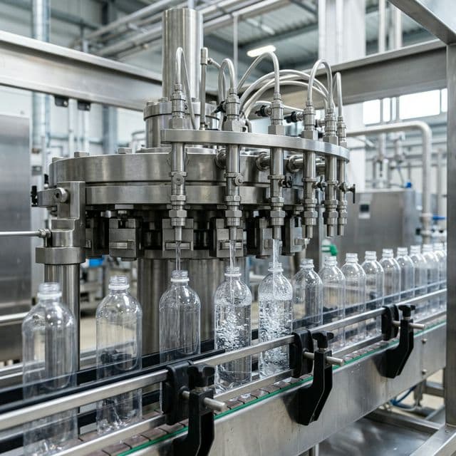 Máquina automática de enchimento de líquidos (4 cabeças)